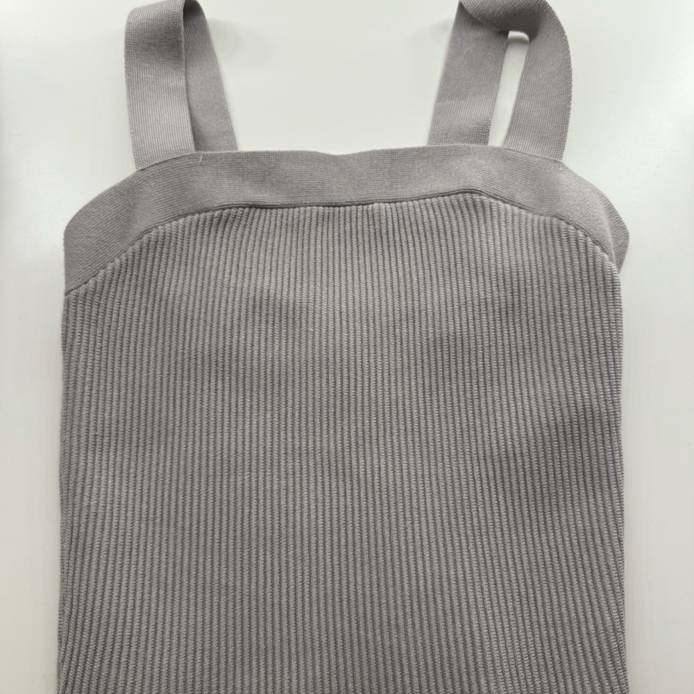 Abercrombie & Fitch Light Gray Knit Top